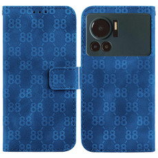 For Infinix Note 12 VIP Double 8-shaped Embossed Leather Phone Case(Blue)