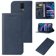 For BLU View 3 B140DL Magnetic Closure Leather Phone Case(Blue)