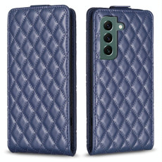 For Samsung Galaxy S22+ 5G Diamond Lattice Vertical Flip Leather Phone Case(Blue) For Samsung Galaxy S22+ 5G Diamond Lattice Vertical Flip Leather Phone Case(Blue)