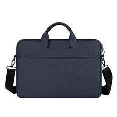 ST01S Waterproof Oxford Cloth Hidden Portable Strap One-shoulder Handbag for 15.6 inch Laptops (Navy Blue)
