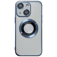 For iPhone 14 Plus Magsafe Electroplating TPU Phone Case(Blue)