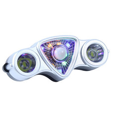 9+2 LED Bicycle Tail Light Rechargeable MTB Road Bike Headlight Warning Light(Color Light+White Light)