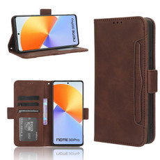 For Infinix Note 30 Pro Skin Feel Calf Texture Card Slots Leather Phone Case(Brown) For Infinix Note 30 Pro Skin Feel Calf Texture Card Slots Leather Phone Case(Brown)