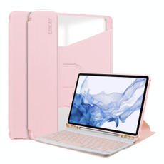 For Samsung Galaxy Tab S9 ENKAY 360 Degree Rotation Leather TPU Smart Case with Wireless Keyboard(Pink) For Samsung Galaxy Tab S9 ENKAY 360 Degree Rotation Leather TPU Smart Case with Wireless Keyboard(Pink)