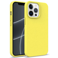 For iPhone 15 Pro Max Starry Series Shockproof Straw Material + TPU Protective Case(Yellow) For iPhone 15 Pro Max Starry Series Shockproof Straw Material + TPU Protective Case(Yellow)