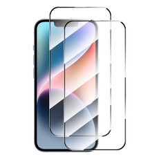 For iPhone 15 Plus 2pcs ENKAY Full Glue High Aluminum-silicon Tempered Glass Film
