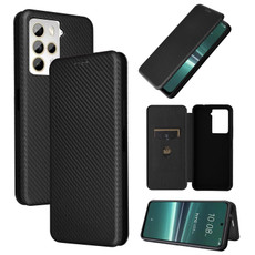 For HTC U23 Pro Carbon Fiber Texture Flip Leather Phone Case(Black) For HTC U23 Pro Carbon Fiber Texture Flip Leather Phone Case(Black)