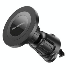 Borofone BH90 Mini Body Air Outlet Ring Magnetic Car Holder(Black)