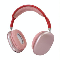 Wireless Bluetooth Headphones Noise Reduction Stereo Gaming Headset(Red)