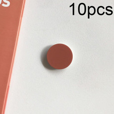 10pcs Solid Color Airbag Phone Holder Lazy Telescopic Ring Holder(Apricot Orange)