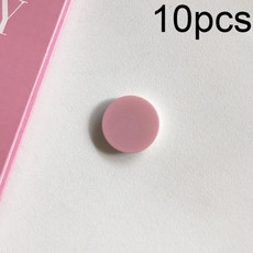 10pcs Solid Color Airbag Phone Holder Lazy Telescopic Ring Holder(Light Pink)