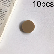 10pcs Solid Color Airbag Phone Holder Lazy Telescopic Ring Holder(Light Yellow)