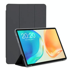 For Teclast M40 Plus WMC1993 3-Fold Holder Folio Leather Tablet Smart Case(Grey)