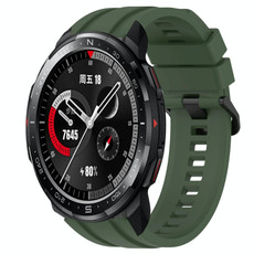 For Honor Watch GS Pro Long & Short Sports Solid Color Silicone Watch Band Set(Dark Green) For Honor Watch GS Pro Long & Short Sports Solid Color Silicone Watch Band Set(Dark Green)