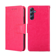 For Samsung Galaxy M54 5G Crystal Texture Leather Phone Case(Rose Red)