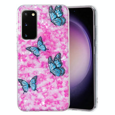 For Samsung Galaxy S20 FE IMD Shell Pattern TPU Phone Case(Colorful Butterfly)