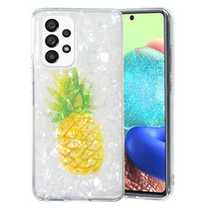 For Samsung Galaxy A33 5G IMD Shell Pattern TPU Phone Case(Pineapple)