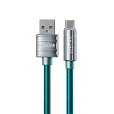 WK WDC-203a 6A USB to USB-C/Type-C Data Cable, Length: 1m(Blue)