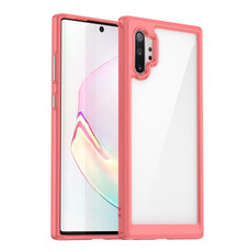 For Samsung Galaxy Note10+ Colorful Series Acrylic + TPU Phone Case(Red)