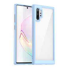 For Samsung Galaxy Note10+ 5G Colorful Series Acrylic + TPU Phone Case(Blue)