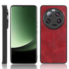For Xiaomi 13 Ultra Sewing Cow Pattern Skin PC + PU + TPU Phone Case(Red)