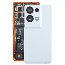For OPPO Reno8 Pro+ Original Battery Back Cover with Camera Lens Cover(White) For OPPO Reno8 Pro+ Original Battery Back Cover with Camera Lens Cover(White)