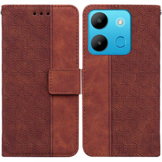 For Infinix Smart 7 African Geometric Embossed Leather Phone Case(Brown) For Infinix Smart 7 African Geometric Embossed Leather Phone Case(Brown)