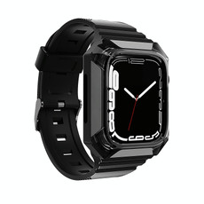 Armor Case Integrated TPU Watch Band For Apple Watch Ultra 49mm(Black) Armor Case Integrated TPU Watch Band For Apple Watch Ultra 49mm(Black)