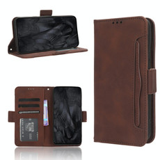 For Google Pixel 8 Skin Feel Calf Texture Card Slots Leather Phone Case(Brown) For Google Pixel 8 Skin Feel Calf Texture Card Slots Leather Phone Case(Brown)
