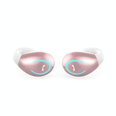 YX08 Ultra-light Ear-hook Stereo Wireless V5.0 Bluetooth Earphones(Pink)