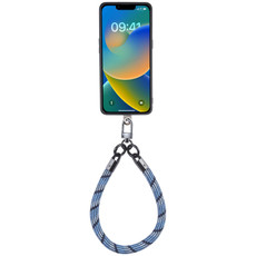 Universal Phone Short Lanyard(Blue + Black)