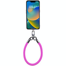 Universal Phone Short Lanyard(Rose Red + Purple)