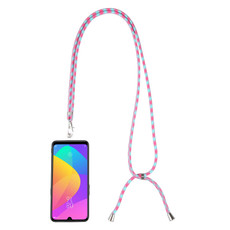 Universal Mixed Color Mobile Phone Lanyard (Pink Blue)