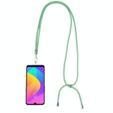 Universal Mixed Color Mobile Phone Lanyard(Green Grey)