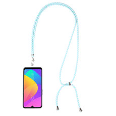 Universal Mixed Color Mobile Phone Lanyard(Blue White)