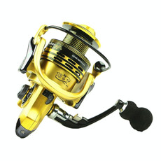 YUMOSHI XF1000 Full Metal Swing Arm Metal Head Fishing Reel(Gold) YUMOSHI XF1000 Full Metal Swing Arm Metal Head Fishing Reel(Gold)