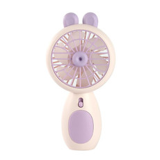 AP238 Outdoor Mini Portable Handheld USB Fan Night Light(Pink)