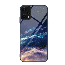 For Xiaomi Redmi Note 12 Turbo Colorful Painted Glass Phone Case(Starry Sky) For Xiaomi Redmi Note 12 Turbo Colorful Painted Glass Phone Case(Starry Sky)