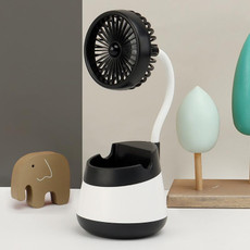 276A USB Charging Desktop Pen Holder Fan with Phone Holder Function Dormitory Portable Fan(Black) 276A USB Charging Desktop Pen Holder Fan with Phone Holder Function Dormitory Portable Fan(Black)