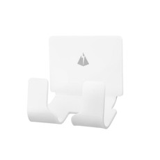  A13RE Mobile Phone Universal Wall Storage Bracket Hook Charging Cable Power Plug Bracket(White)