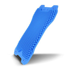 Silicone Car Seat Cushion Summer Breathable Cool Pad, Color: Lumbar Cushion Blue