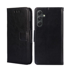 For Samsung Galaxy A54 5G Crystal Texture Leather Phone Case(Black)