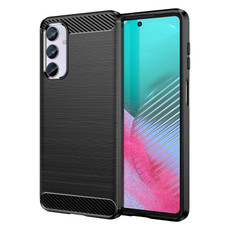 For Samsung Galaxy M54 5G Carbon Fiber Brushed Texture TPU Phone Case(Black) For Samsung Galaxy M54 5G Carbon Fiber Brushed Texture TPU Phone Case(Black)