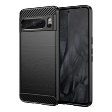 For Google Pixel 8 Pro Carbon Fiber Brushed Texture TPU Case(Black) For Google Pixel 8 Pro Carbon Fiber Brushed Texture TPU Case(Black)