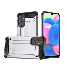 For Samsung Galaxy A24 Magic Armor TPU Hard PC Phone Case(Silver)