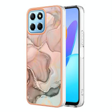 For Honor X8 5G Electroplating Marble Dual-side IMD Phone Case(Rose Gold 015) For Honor X8 5G Electroplating Marble Dual-side IMD Phone Case(Rose Gold 015)