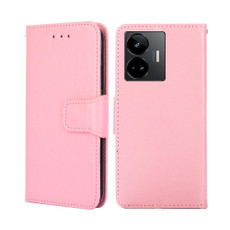 For Realme GT Neo 5 / GT3 / GT Neo 5 240W Crystal Texture Leather Phone Case(Pink)