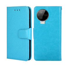 For Infinix Note 12 Pro 4G / Note 12 2023 Crystal Texture Leather Phone Case(Sky Blue)