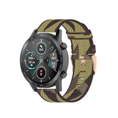 For Honor Watch GS 3i 22mm Nylon Woven Watch Band(Yellow) For Honor Watch GS 3i 22mm Nylon Woven Watch Band(Yellow)