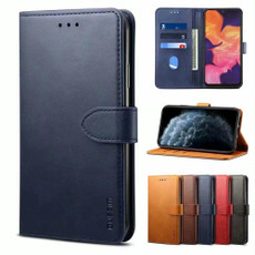 For Samsung Galaxy A22 5G GUSSIM Horizontal Flip Leather Phone Case(Blue)
